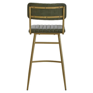 Green Leather Bar Chair | Buffalo