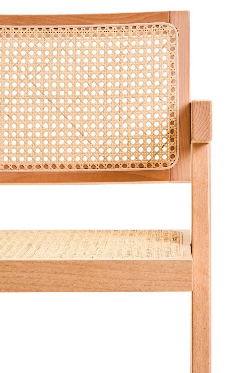 Cebu Natural Cane and Beech Wood Dining Chair