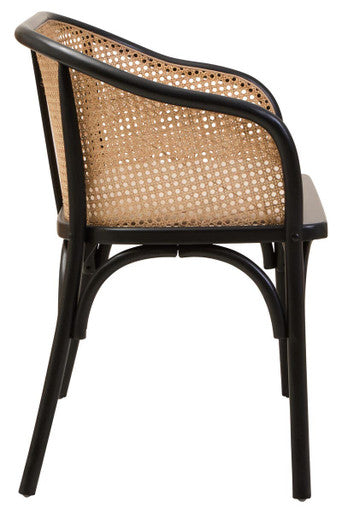Cebu Natural Cane Bench with Wood Frame
