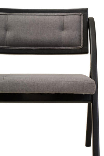 Grey and Black Elm Wood Folding Chair | Cebu