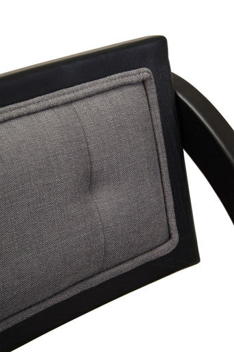 Grey and Black Elm Wood Folding Chair | Cebu