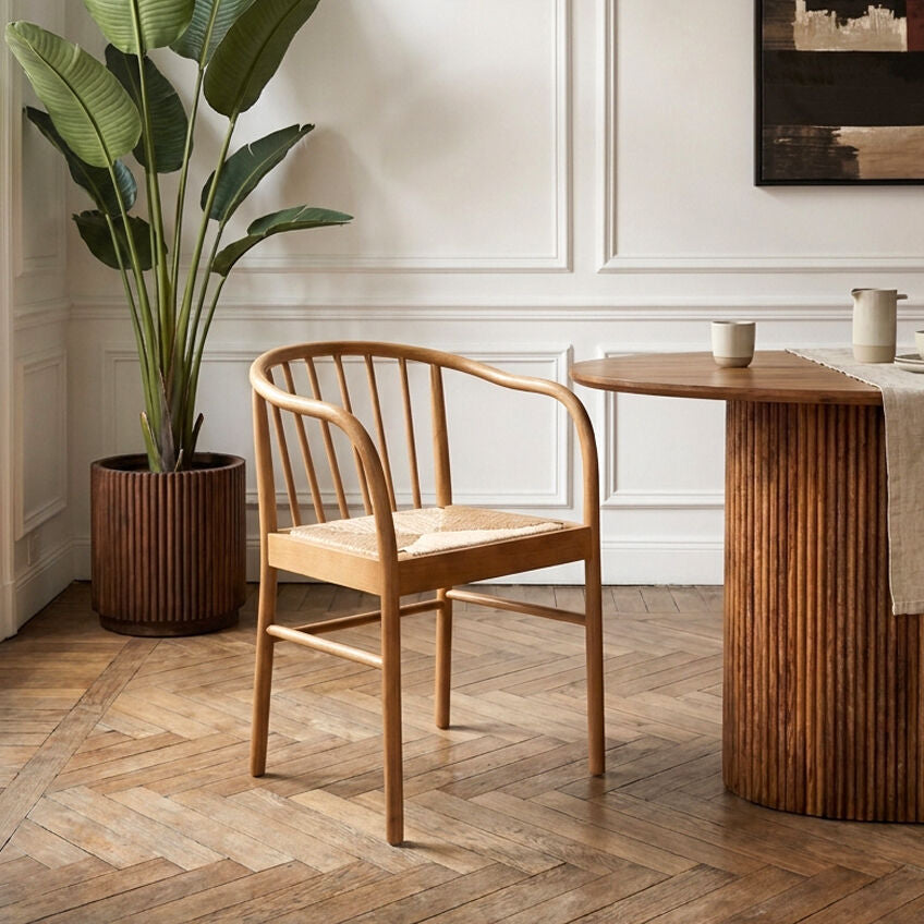 Natural Rope and Beech Wood Chair | Cebu