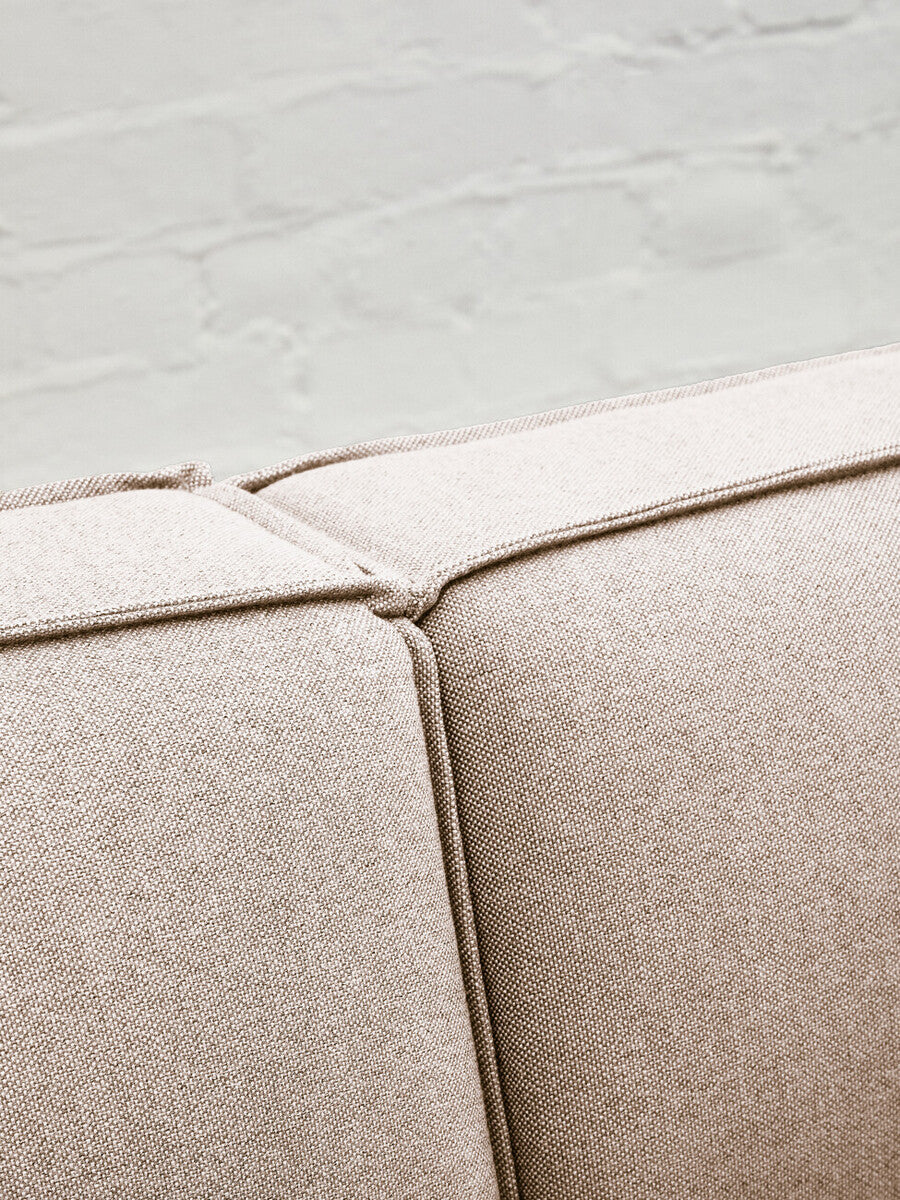 Toulouse Natural Fabric Armless Sofa