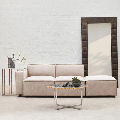 Toulouse Natural Fabric Right Arm Sofa