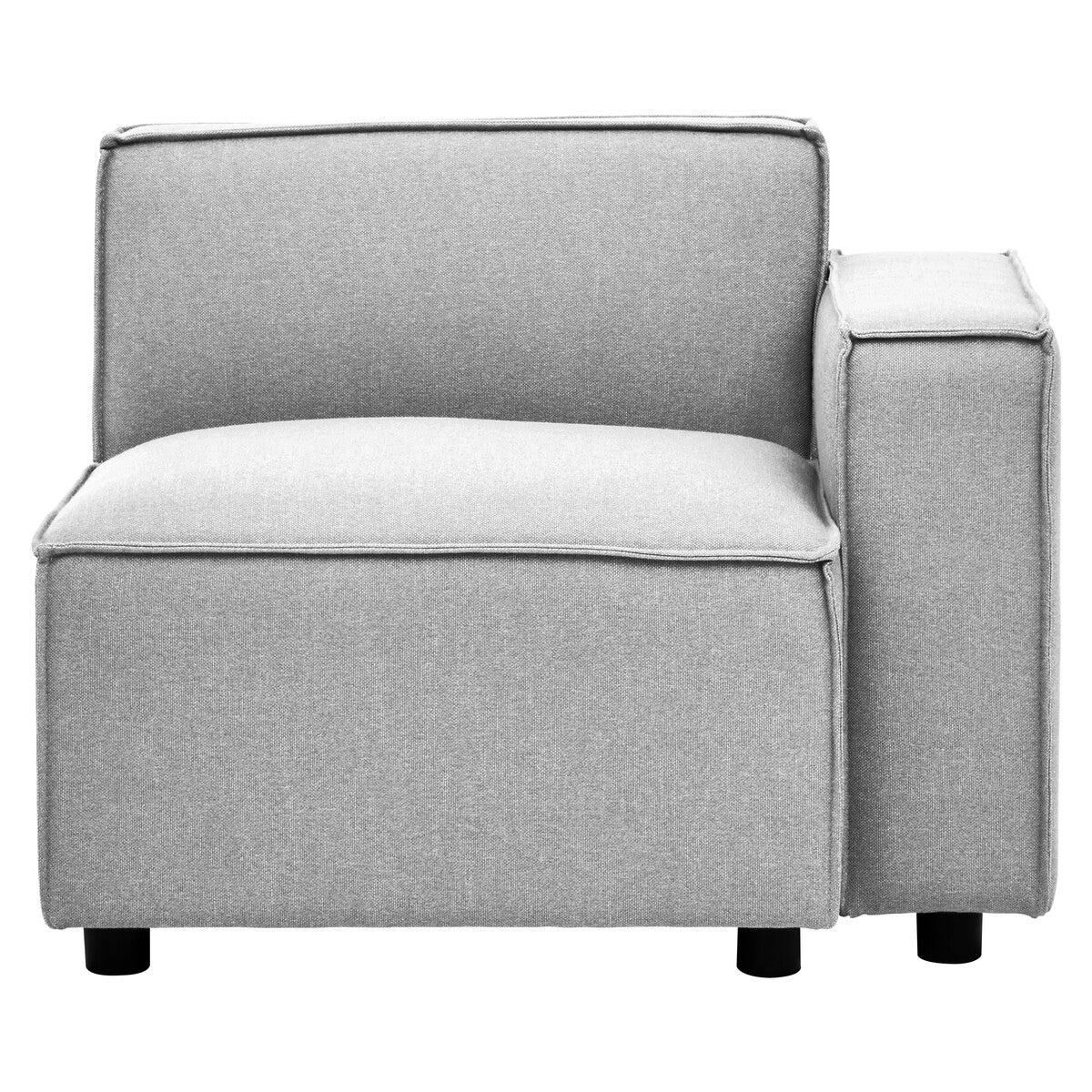 Grey Fabric Right Arm Modular Sofas | Toulouse