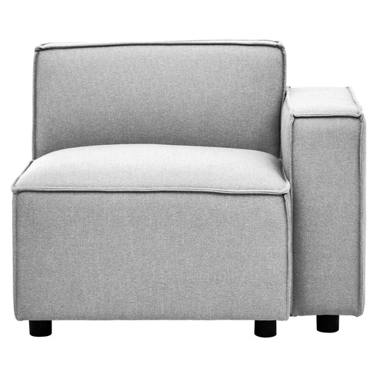 Grey Fabric Right Arm Modular Sofas, Toulouse