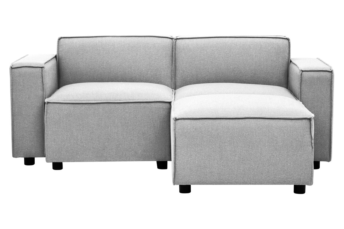 Grey Fabric Right Arm Modular Sofas | Toulouse