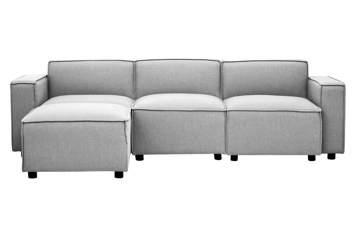 Grey Fabric Right Arm Modular Sofas | Toulouse