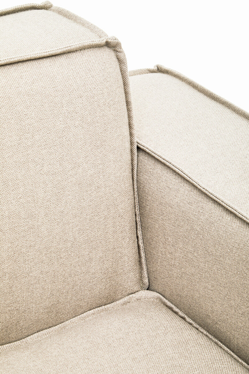Toulouse Cream Fabric Left Arm Sofa