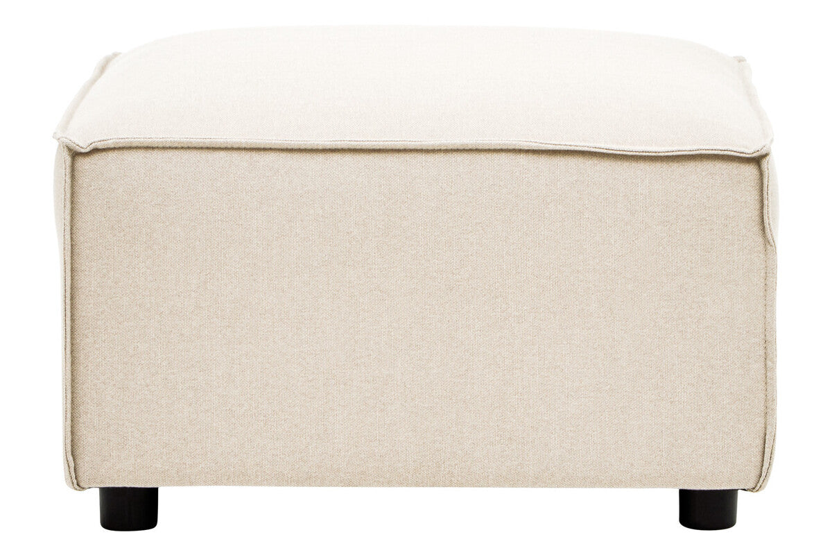 Cream Fabric Modular Ottoman | Toulouse