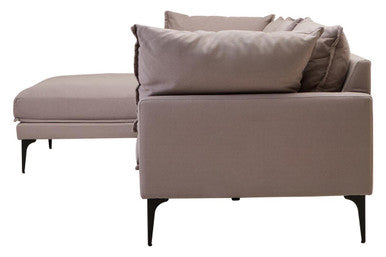 3 Seater Grey left Chaise Sofa, Comfee