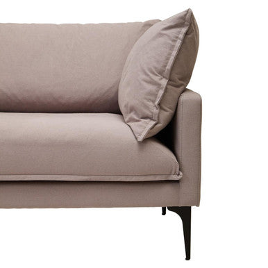 3 Seater Grey left Chaise Sofa, Comfee