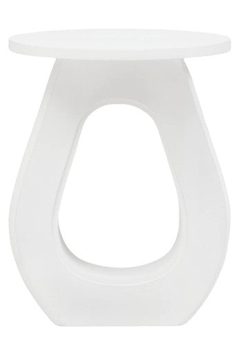 Walsa Whitewash Mango Wood Accent Table