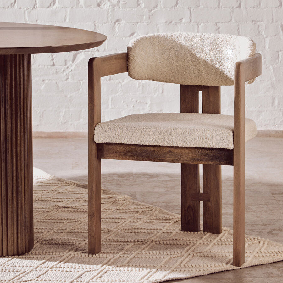 Torello Grey Mango Wood Chair