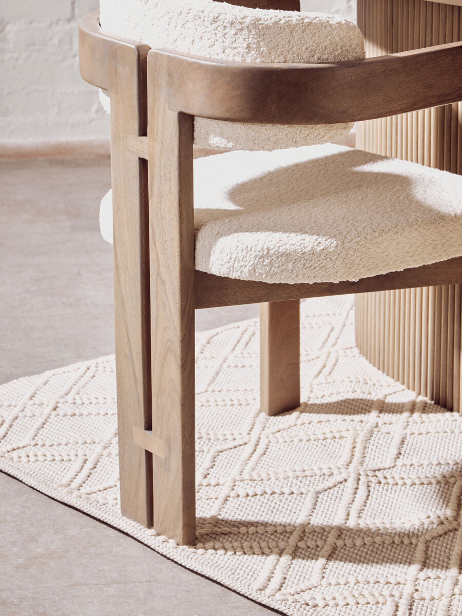 Torello Grey Mango Wood Chair