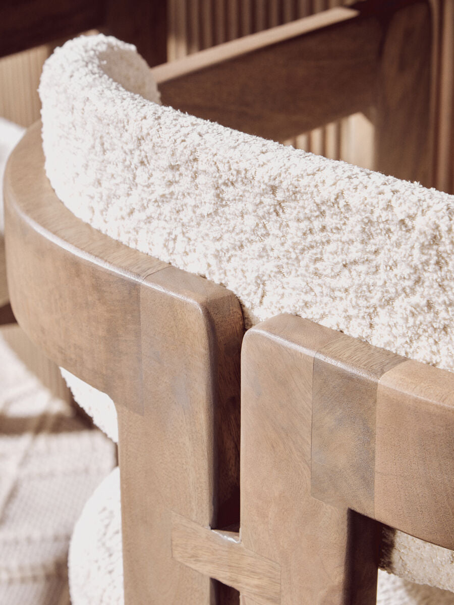 Torello Grey Mango Wood Chair