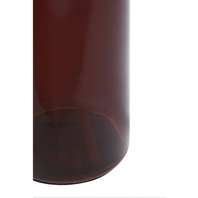 Allegra Kiara Brown Glass Soap Dispenser
