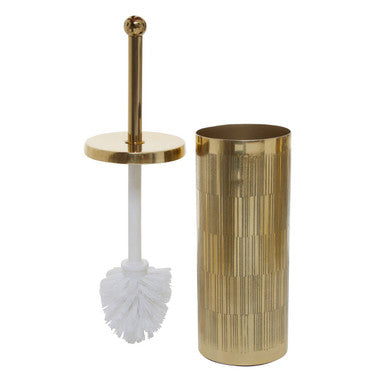 Allegra Gold Finish Aluminium Toilet Brush