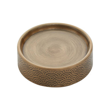 Allegra Etched Metallic Soap Dish
