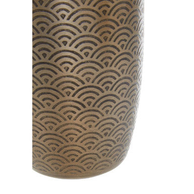 Allegra Etched Metallic Bathroom Tumbler