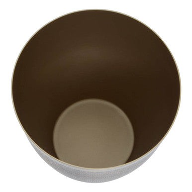 Allegra Etched Detail Aluminium Waste Bin