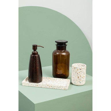 Allegra Bronze Finish Soap Dispenser