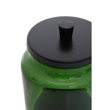 Allegra Kiara Green Glass Bathroom Jar