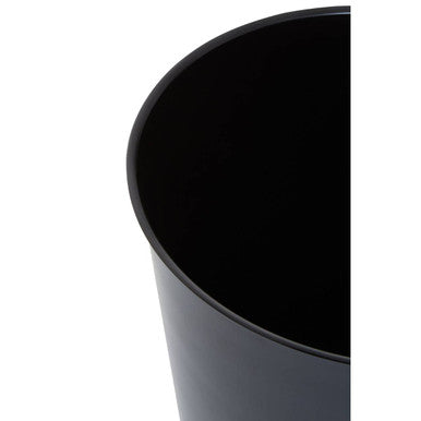 Allegra Kiara Stainless Steel Black Waste Bin