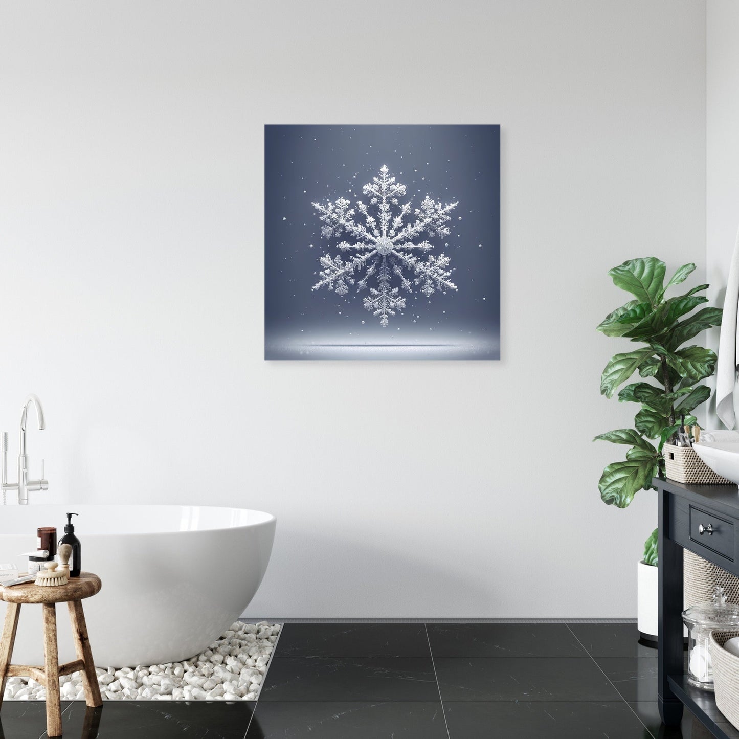 Snowfall Serenity Canvas