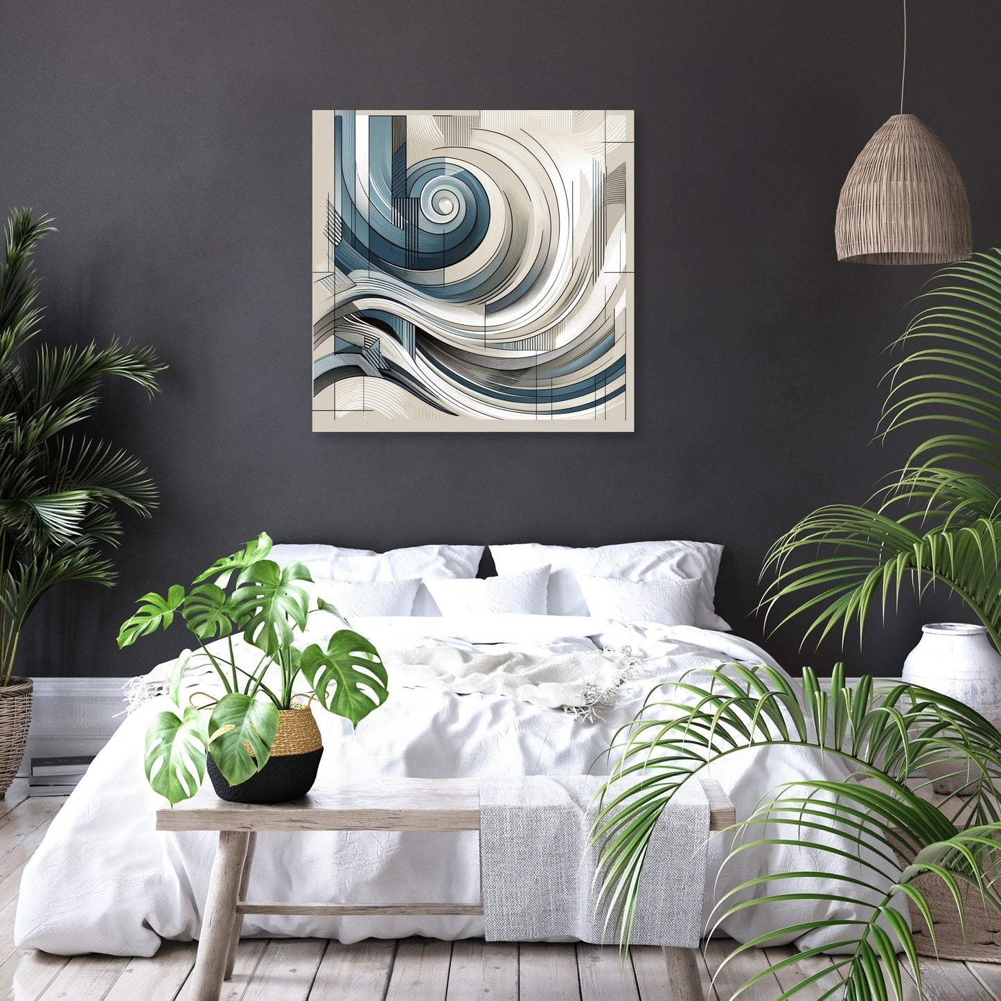 Dynamic Swirls Canvas