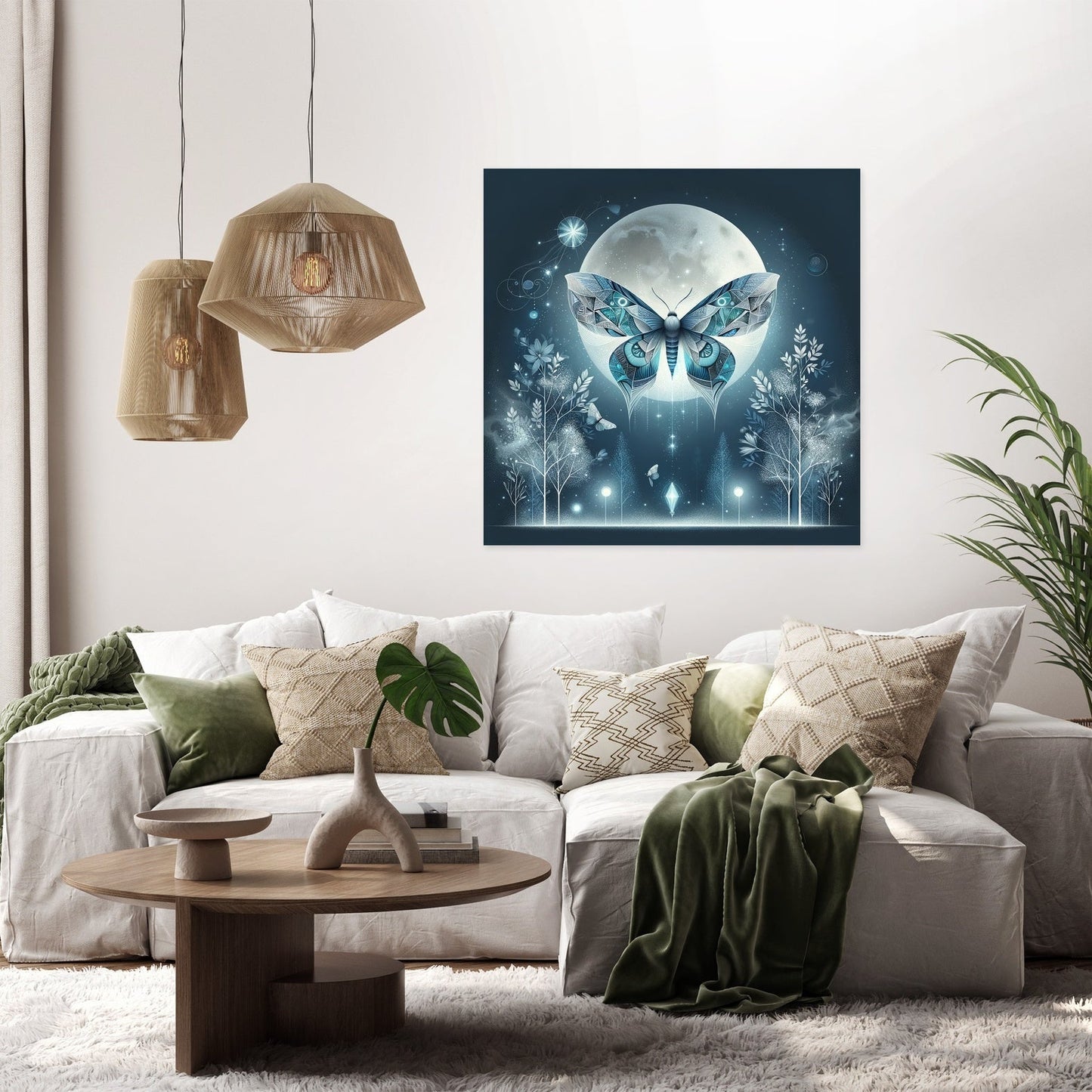 Mystical Moth Canvas