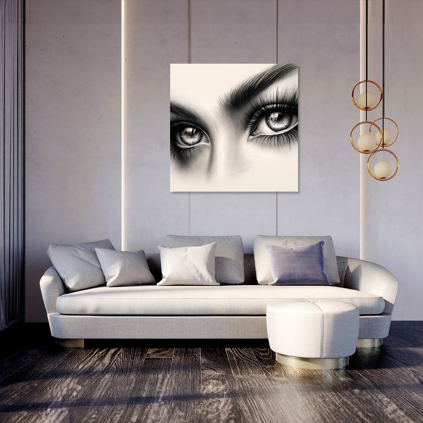 Realistic Gaze Canvas