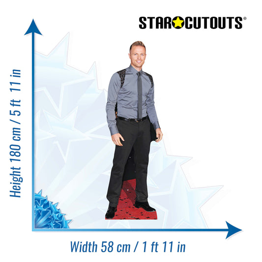 CS556 Nicky Byrne Height 180cm Lifesize Cardboard Cutout
