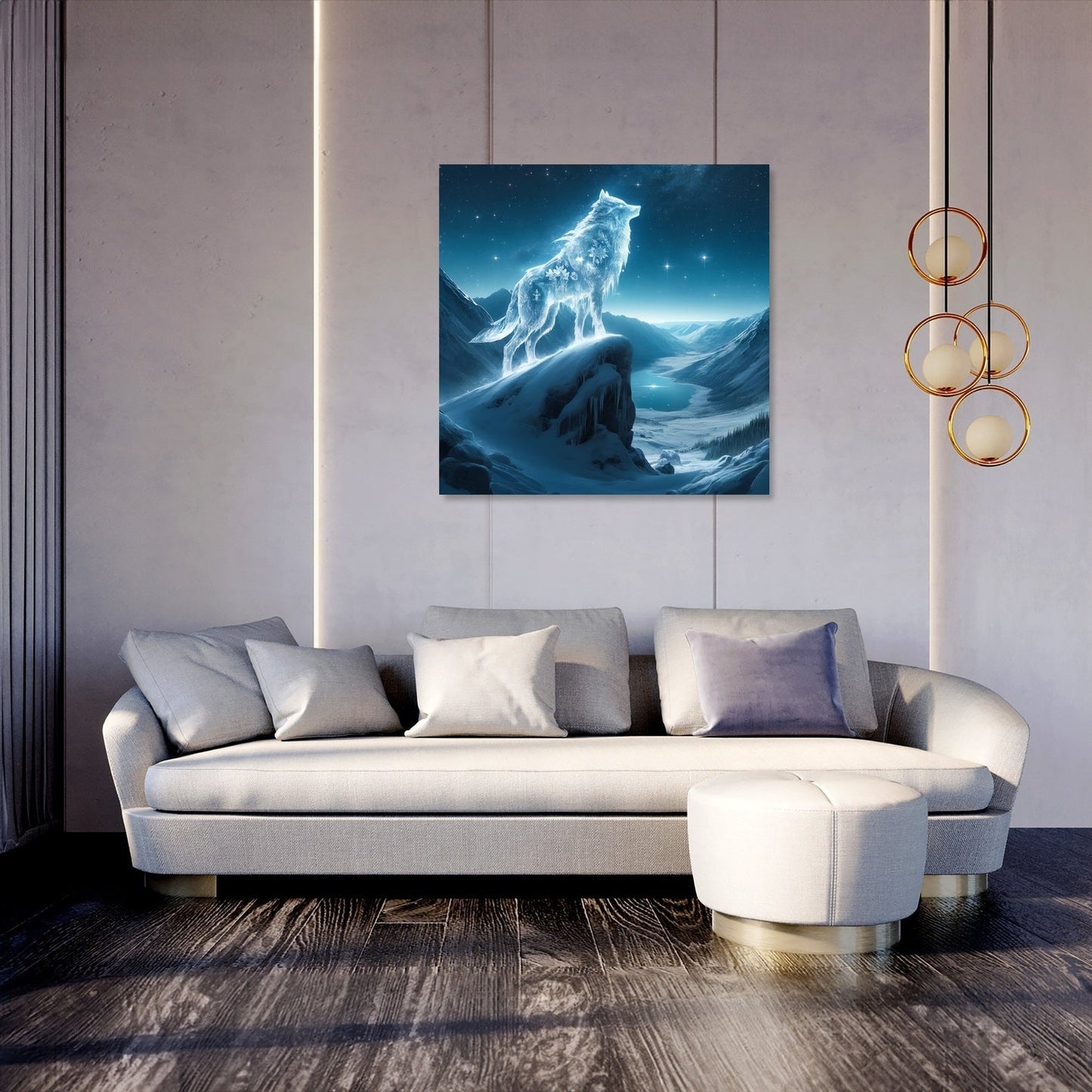 Frost Whisper Canvas