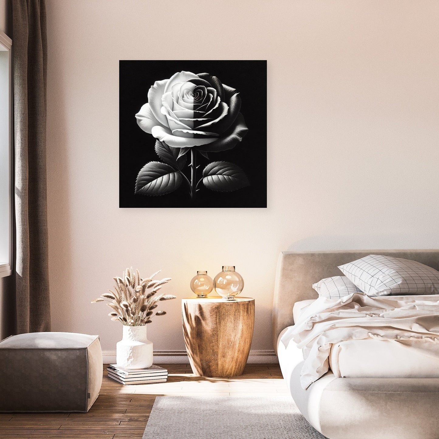 Duality Rose Canvas