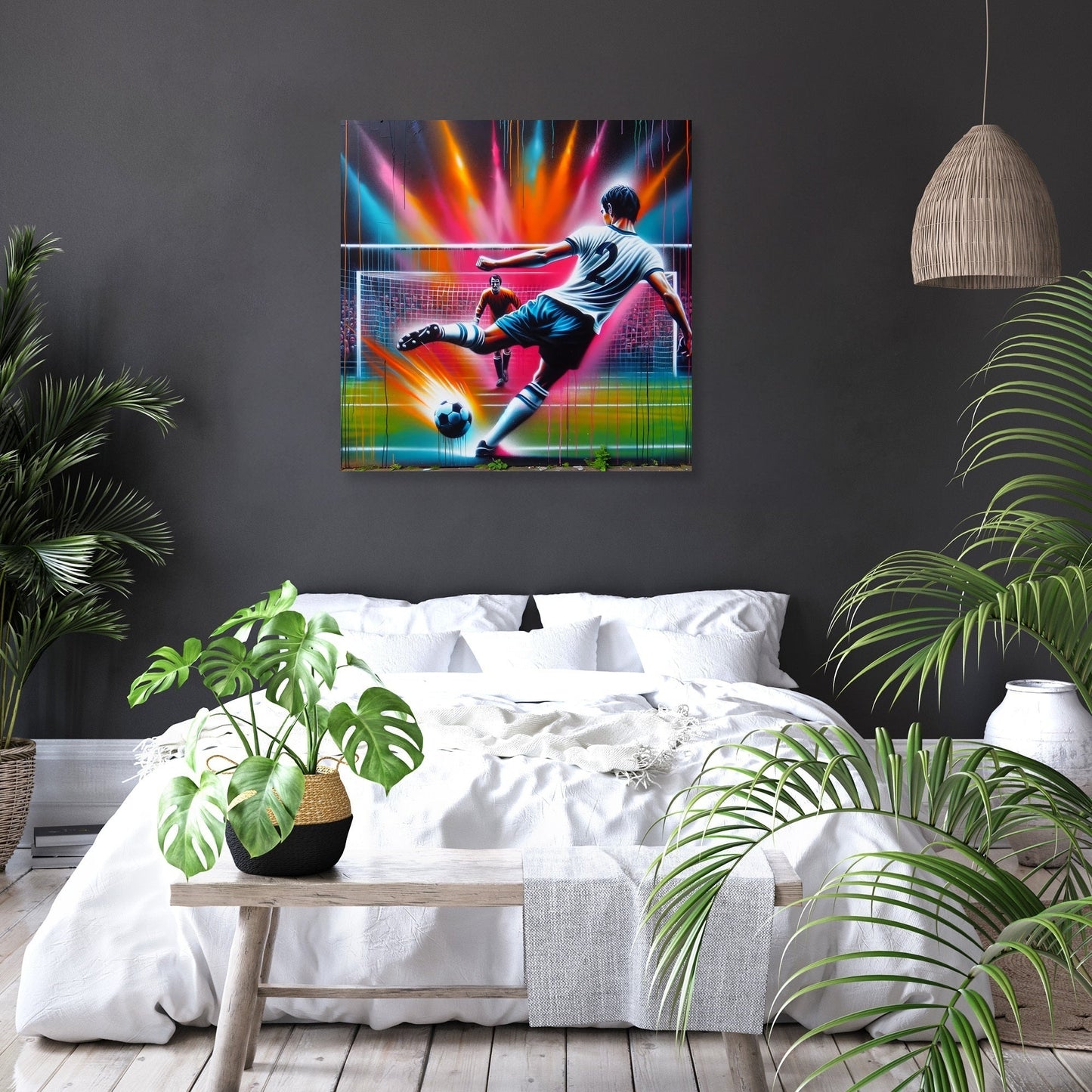 Free Kick Frenzy Canvas