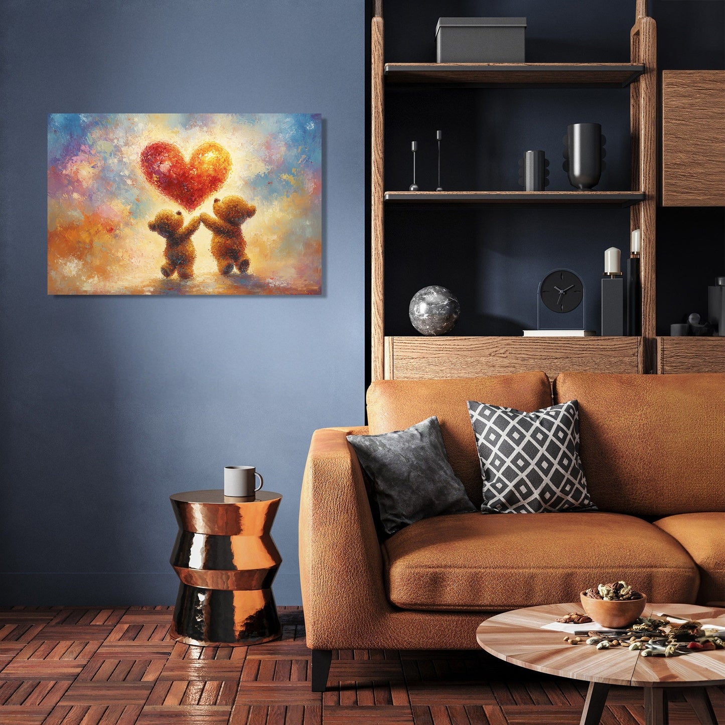 Dancing Teddy Bears Canvas