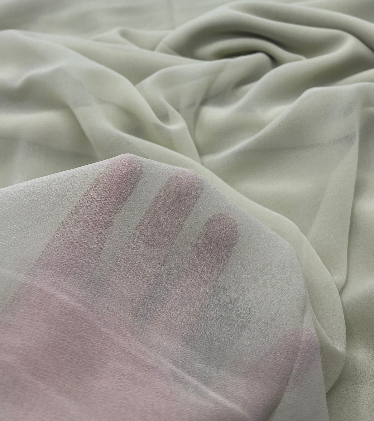 Plain Stone / Sand Chiffon Sheer Dress Bridal Fabric