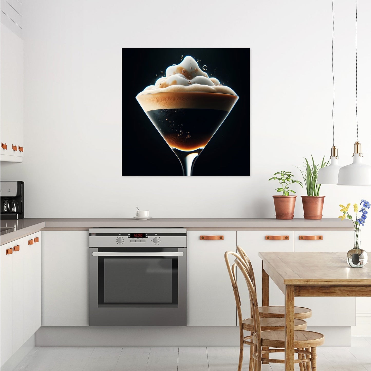 Espresso Martini Elegance Canvas