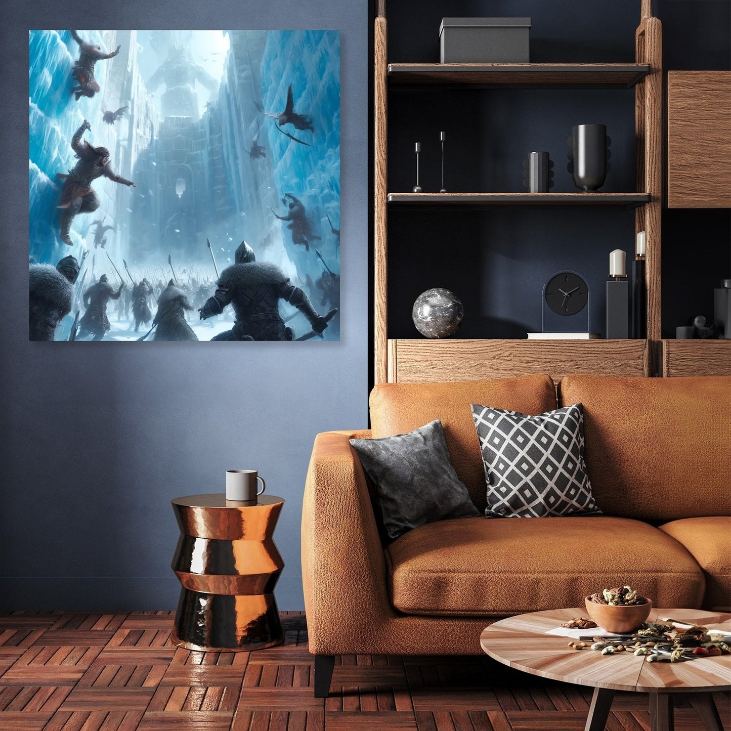 Siege of the Ice Fortress Canvas