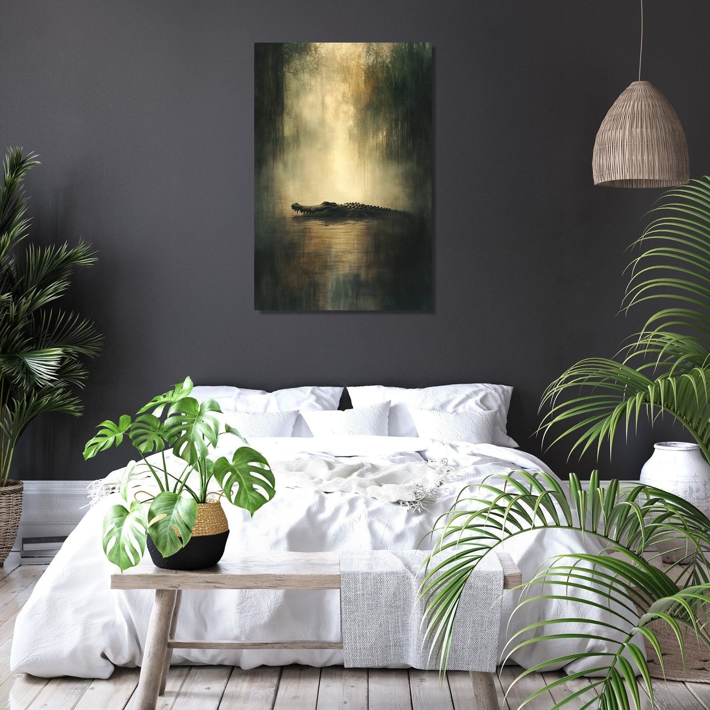 Crocodile Mistafield Canvas