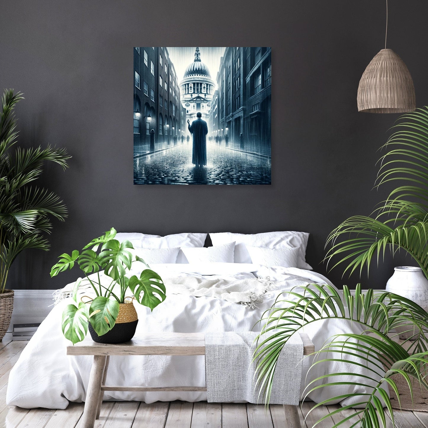 Vow Amidst the Rain Canvas