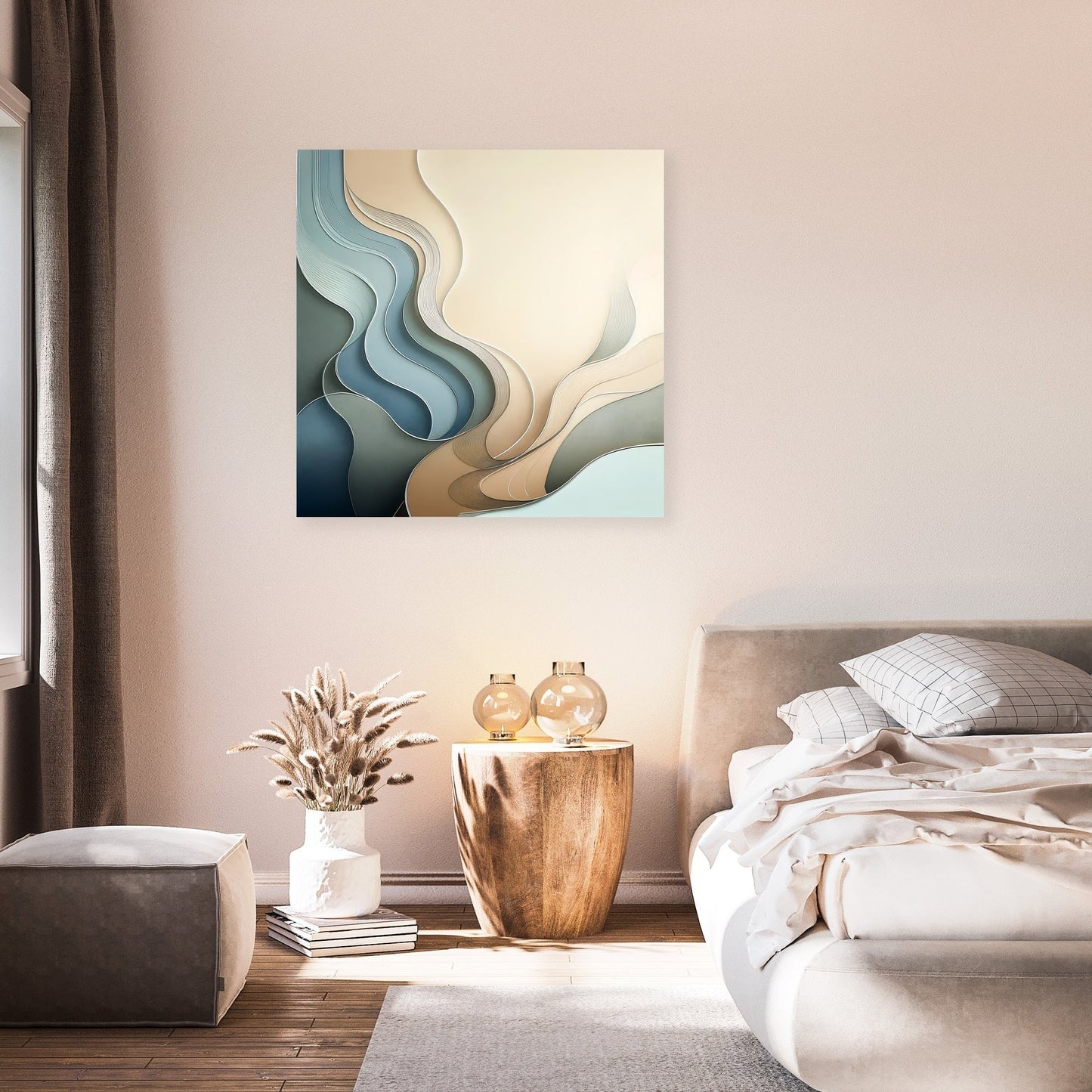 Serenity Shapes Canvas