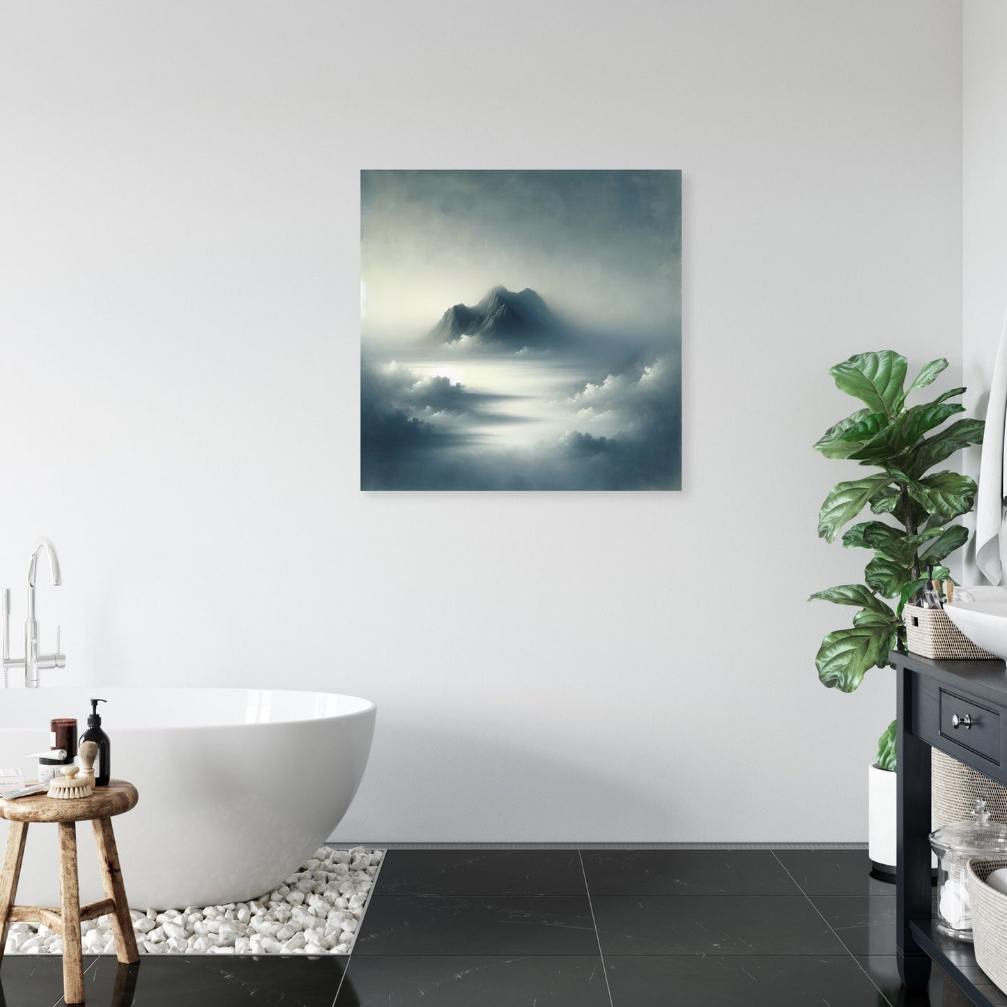 Misty Mountain Canvas