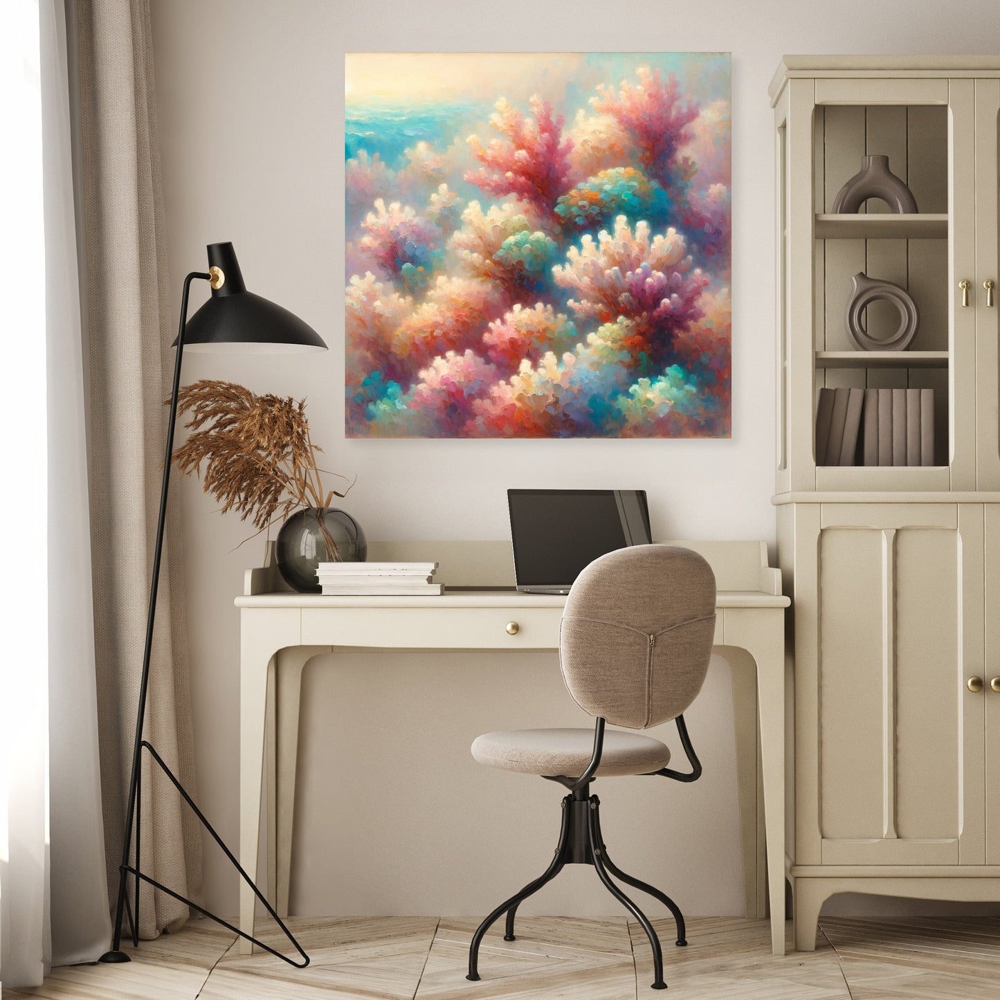 Pastel Reef Canvas