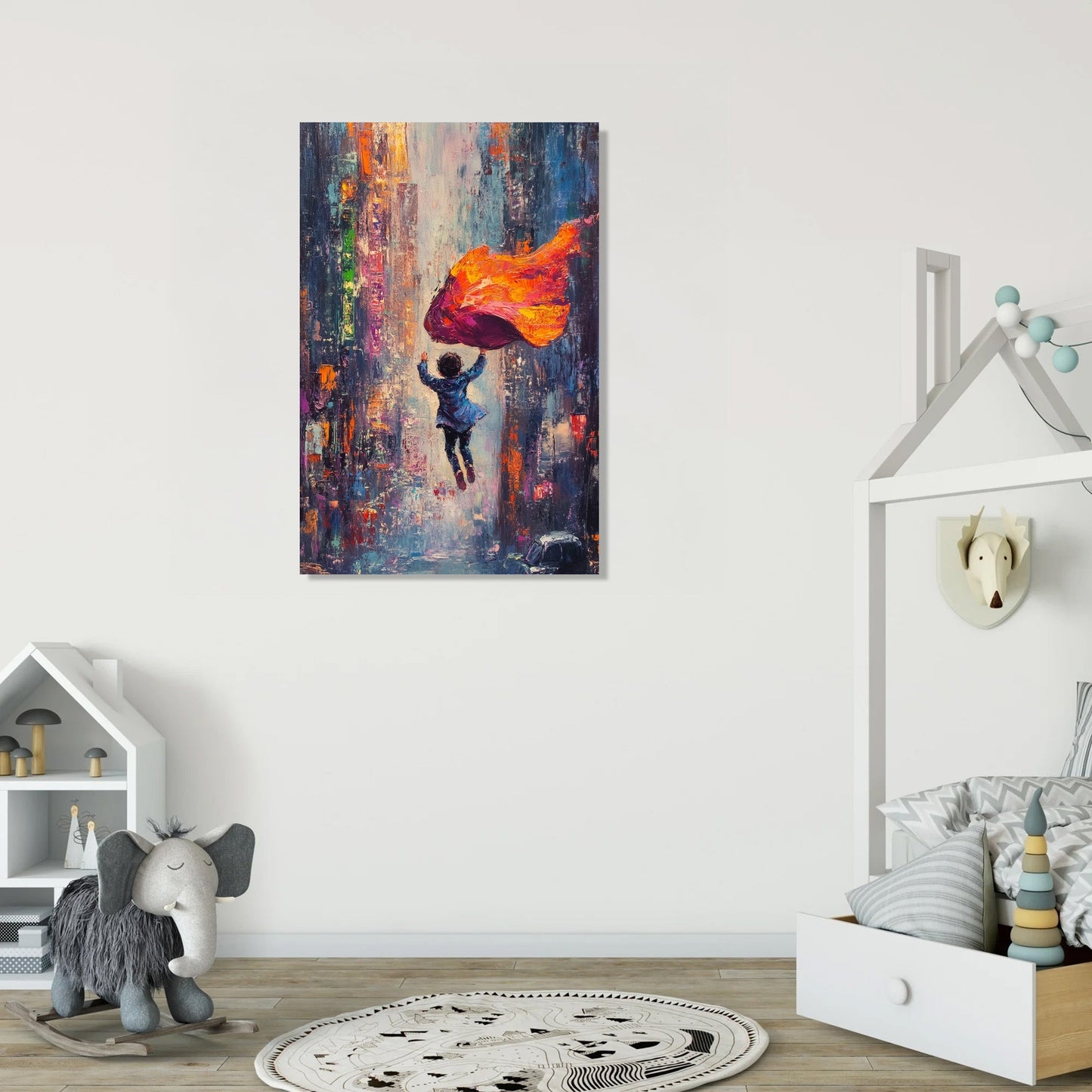 Little Hero's Leap Canvas