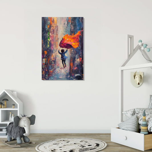 Little Hero's Leap Canvas