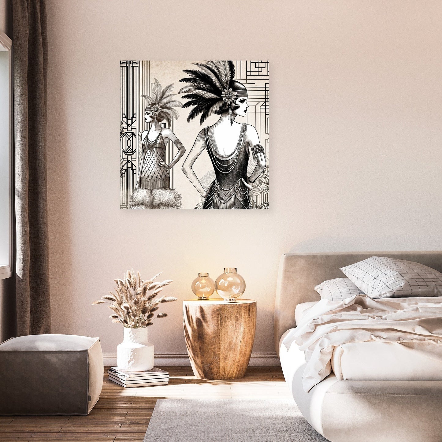 Vintage Flapper Canvas