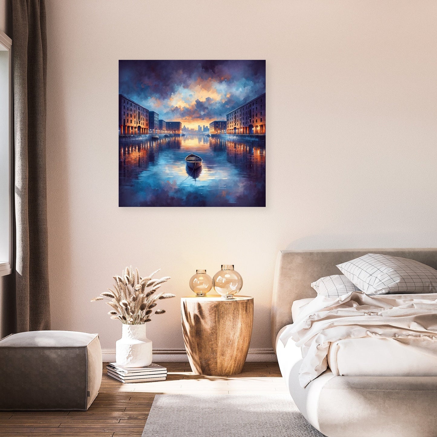 Liverpool's Albert Dock Reverie Canvas