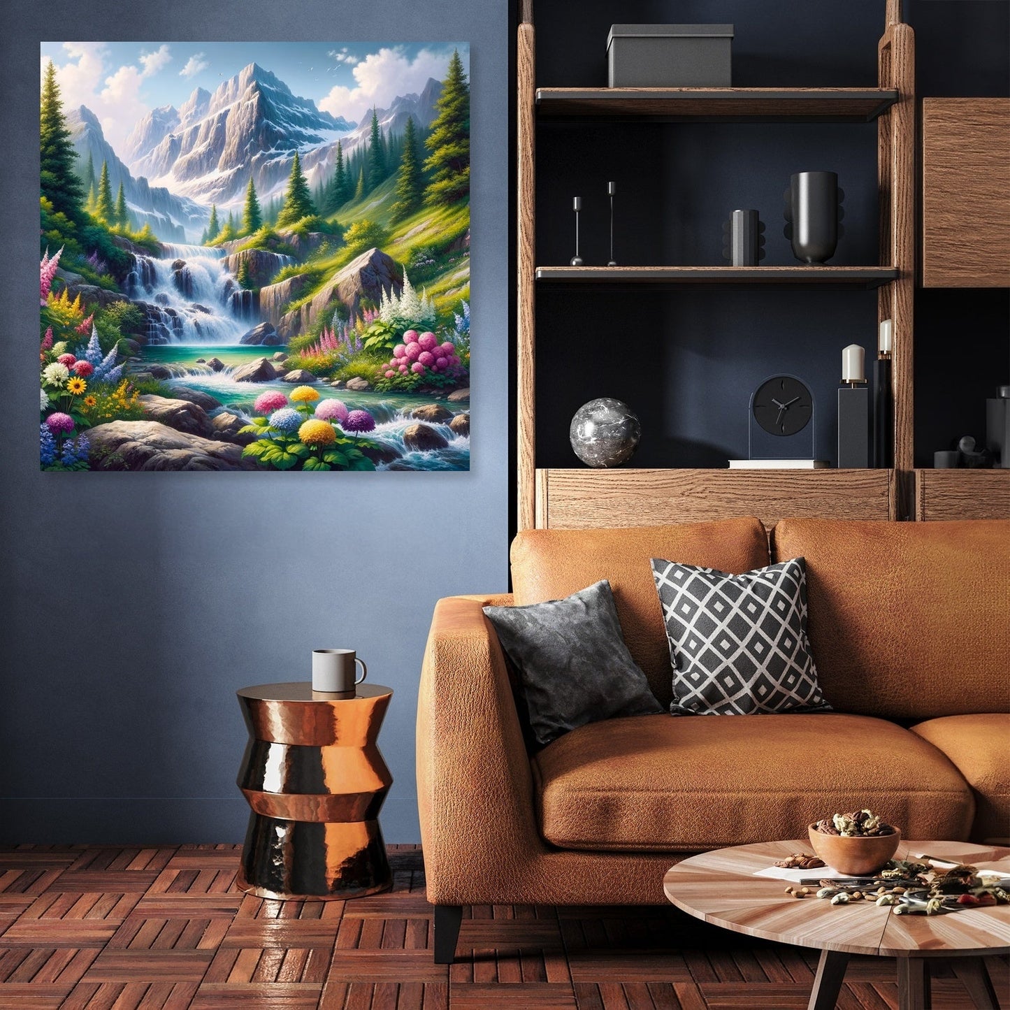 Spring Cascade Canvas